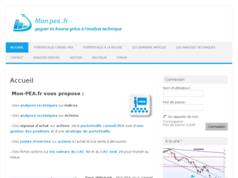 mon-pea.fr website preview