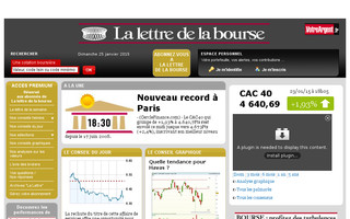 lalettredelabourse.fr website preview