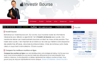 investirbourse.com website preview