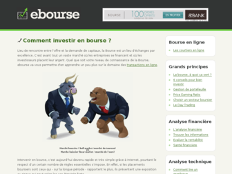 ebourse.info website preview