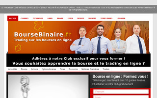 boursebinaire.fr website preview