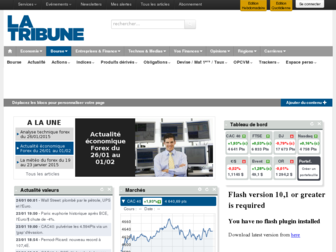 bourse.latribune.fr website preview