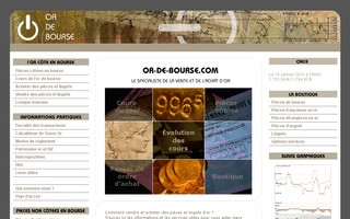 or-de-bourse.com website preview