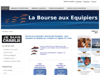 bourseauxequipiers.fr website preview
