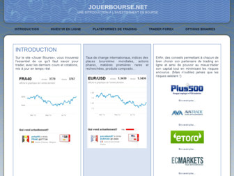 jouerbourse.net website preview