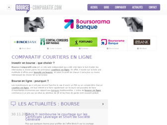 bourse-comparatif.com website preview