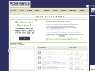forum.actufinance.fr website preview