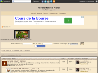 bourse-maroc.org website preview