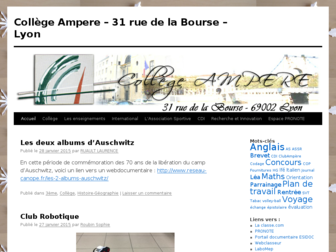 clg.ampere.blogs.laclasse.com website preview