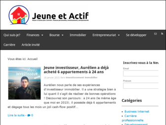 jeuneetactif.fr website preview