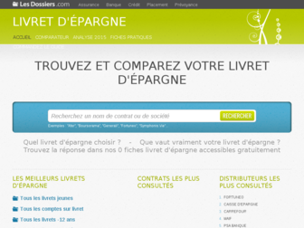 comparateur-compte-epargne.lesdossiers.com website preview