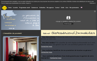 combourg-immobilier.com website preview