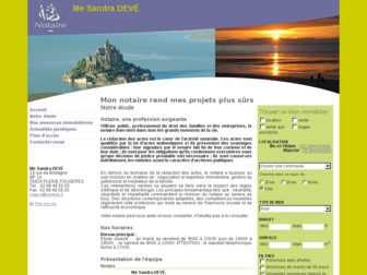 deve.notaires.fr website preview