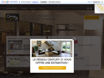 century21-gambetta-fougeres.com website preview