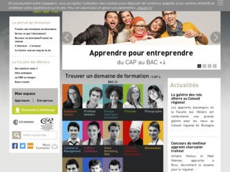 fac-metiers.fr website preview