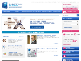 valdefrance.banquepopulaire.fr website preview