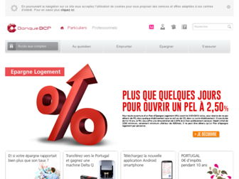 banquebcp.fr website preview