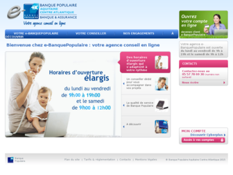 bpaca.e-banquepopulaire.fr website preview