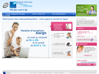 bpalc.e-banquepopulaire.fr website preview
