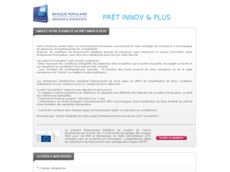 innovetplus.banquepopulaire.fr website preview