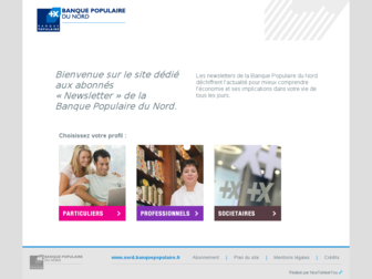enewsletters-banquepopulairedunord.fr website preview