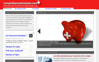 comptebancairesuisse.com website preview