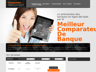 comparateurbanquesenligne.fr website preview