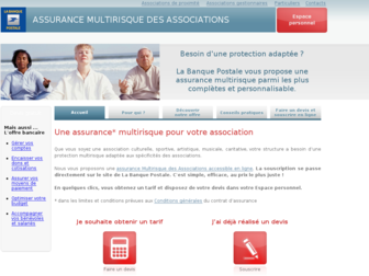 assurance.association.labanquepostale.fr website preview