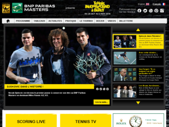 bnpparibasmasters.com website preview