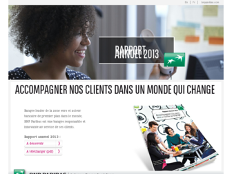 rapportannuel.bnpparibas.com website preview