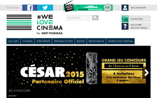 welovecinema.fr website preview