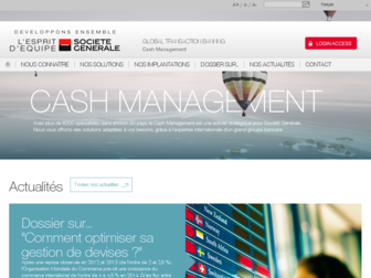 cashmanagement.societegenerale.com website preview