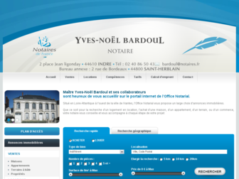 bardoul.notaires.fr website preview
