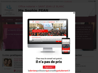 pean.notaires.fr website preview