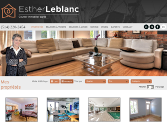 estherleblanc.com website preview