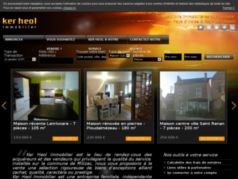 kerheol-immobilier.com website preview