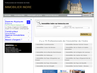 immobilierindre.com website preview