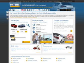 voitures.com website preview