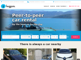 buzzcar.com website preview