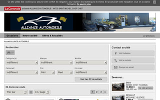 occasion-alliance-auto.com website preview