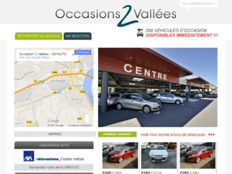 occasions2vallees.fr website preview