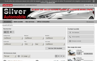 silverauto95.com website preview