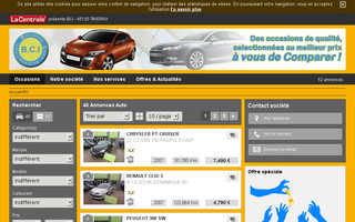 vehicules-occasions-bci-95.com website preview