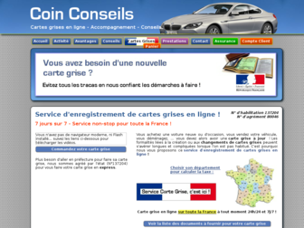 coin-conseils.com website preview