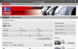 occasion-vigneux-automobiles.com website preview