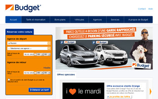 budget-reunion.com website preview