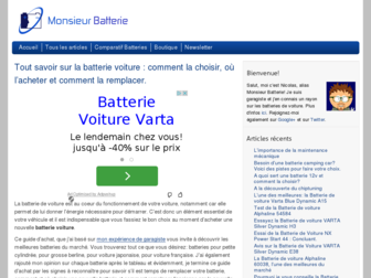 batterievoiturepro.com website preview