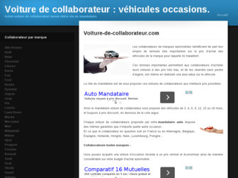 voiture-de-collaborateur.com website preview