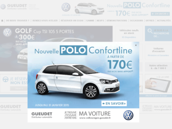 volkswagen.gueudet.fr website preview