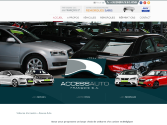 access-auto.be website preview